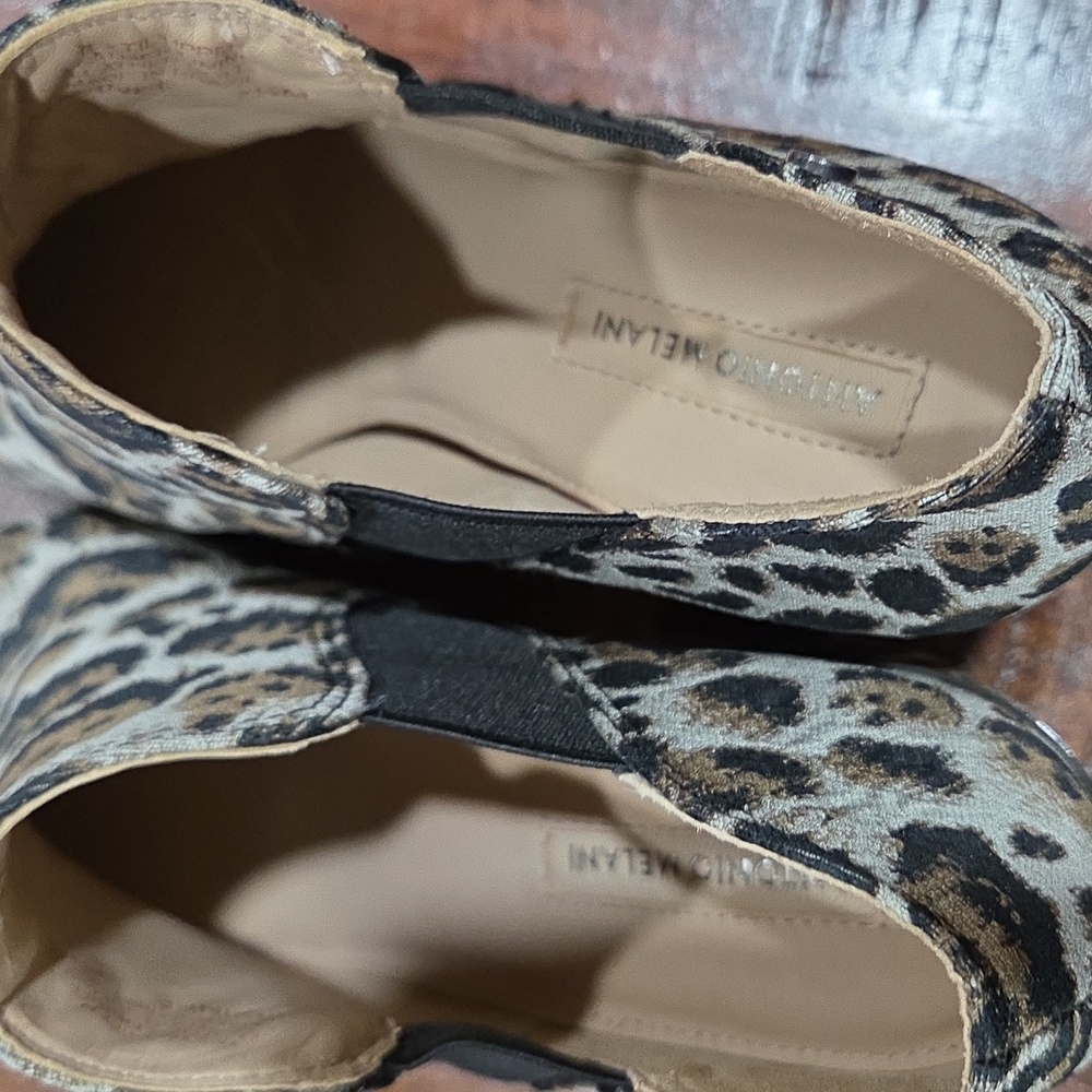 ANTONIO MELANI Leopard Pattern Ankle Booties Size… - image 7